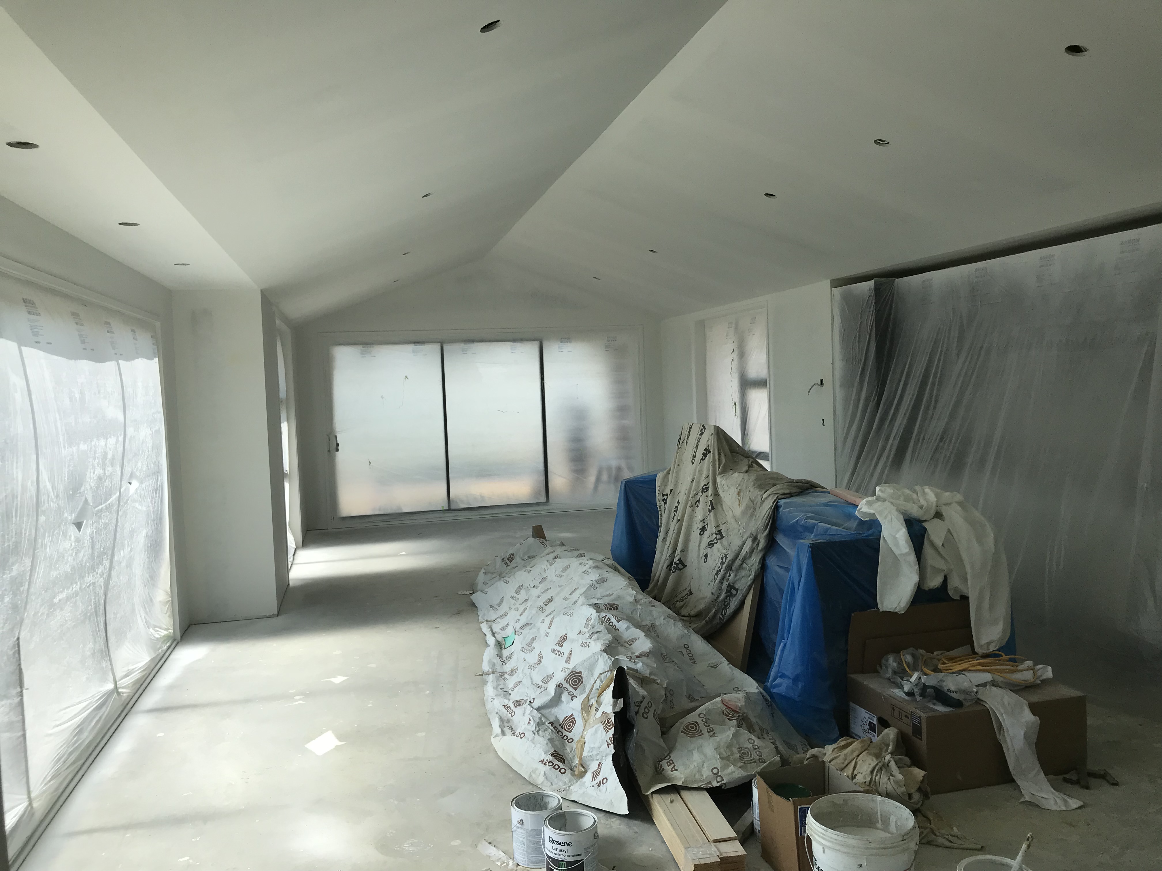 new home Interior painting and preparation by Fletcher Painting Ltd